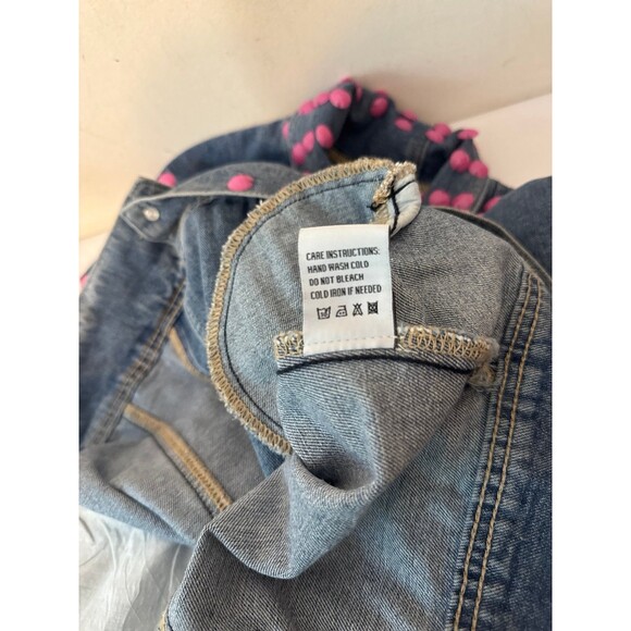 LC LIZETTE COLLECTION DENIM VEST YOU ARE MY BEST FRIEND size large rare find - Picture 9 of 9